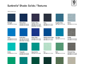 2023/2024 Sunbrella® Shade Fabrics 遮陽麵料係（xì）列